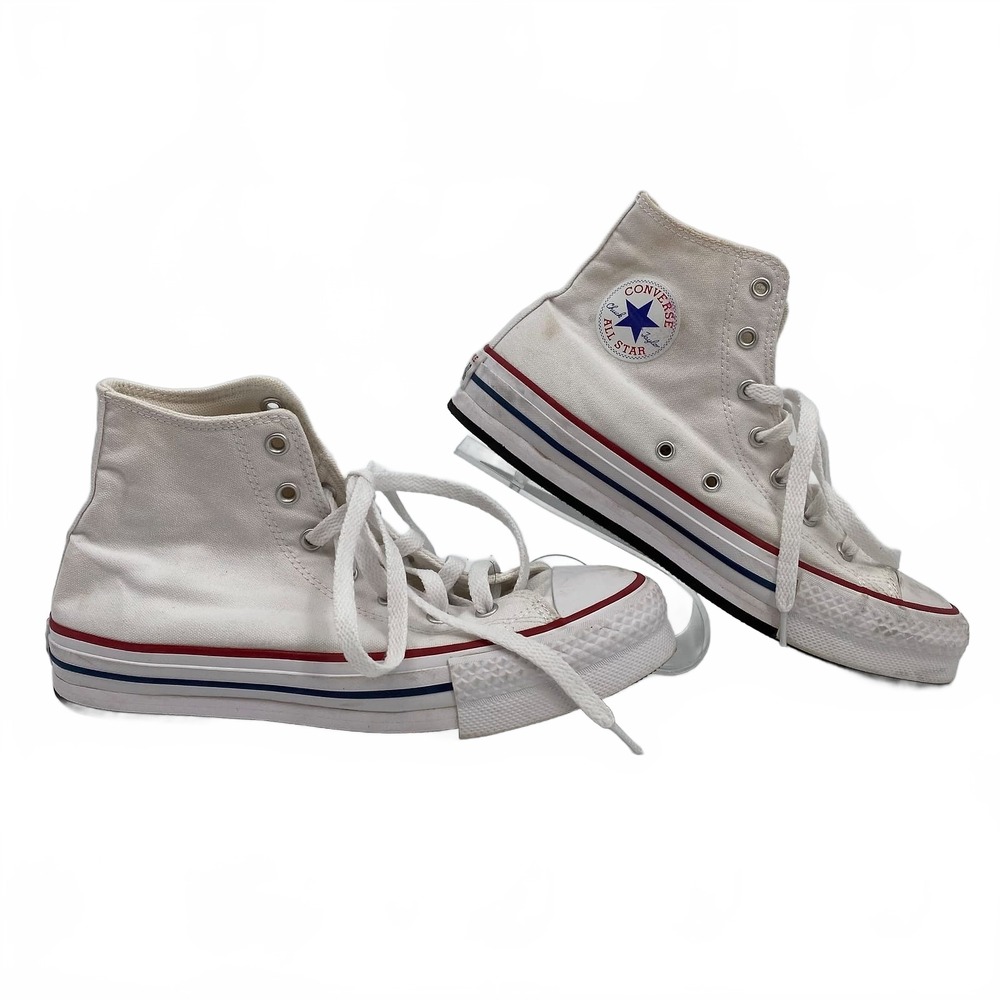 Converse White Platform High Top Sneakers | Kids 6